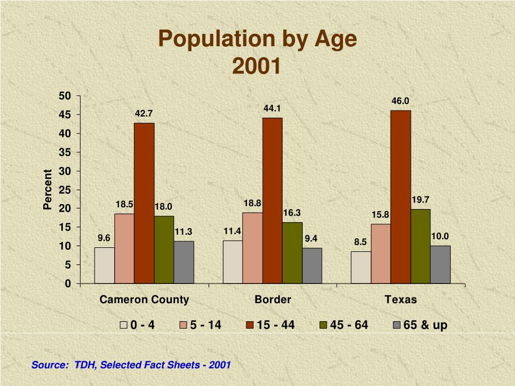 PPT Demographic and Health Profile Cameron County 2001 PowerPoint