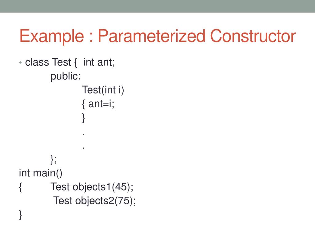 PPT What is a constructor? PowerPoint Presentation, free download