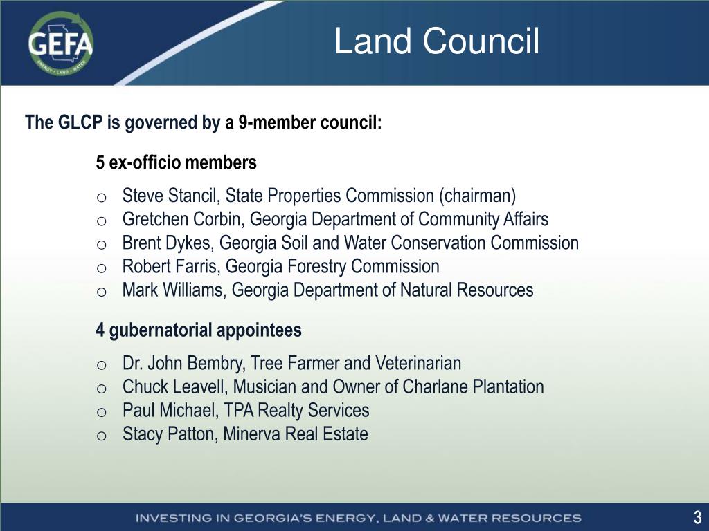 PPT Land Conservation Program Carl Vinson Institute of Government PowerPoint