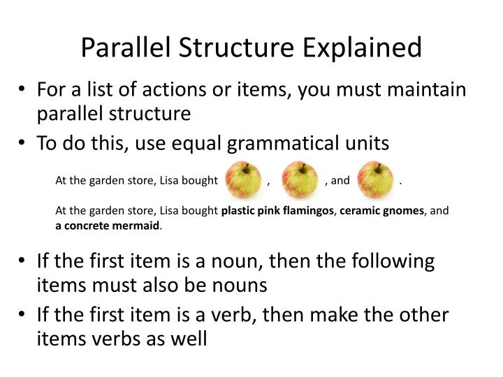 PPT Grammar Review Parallelism PowerPoint Presentation ID7078945