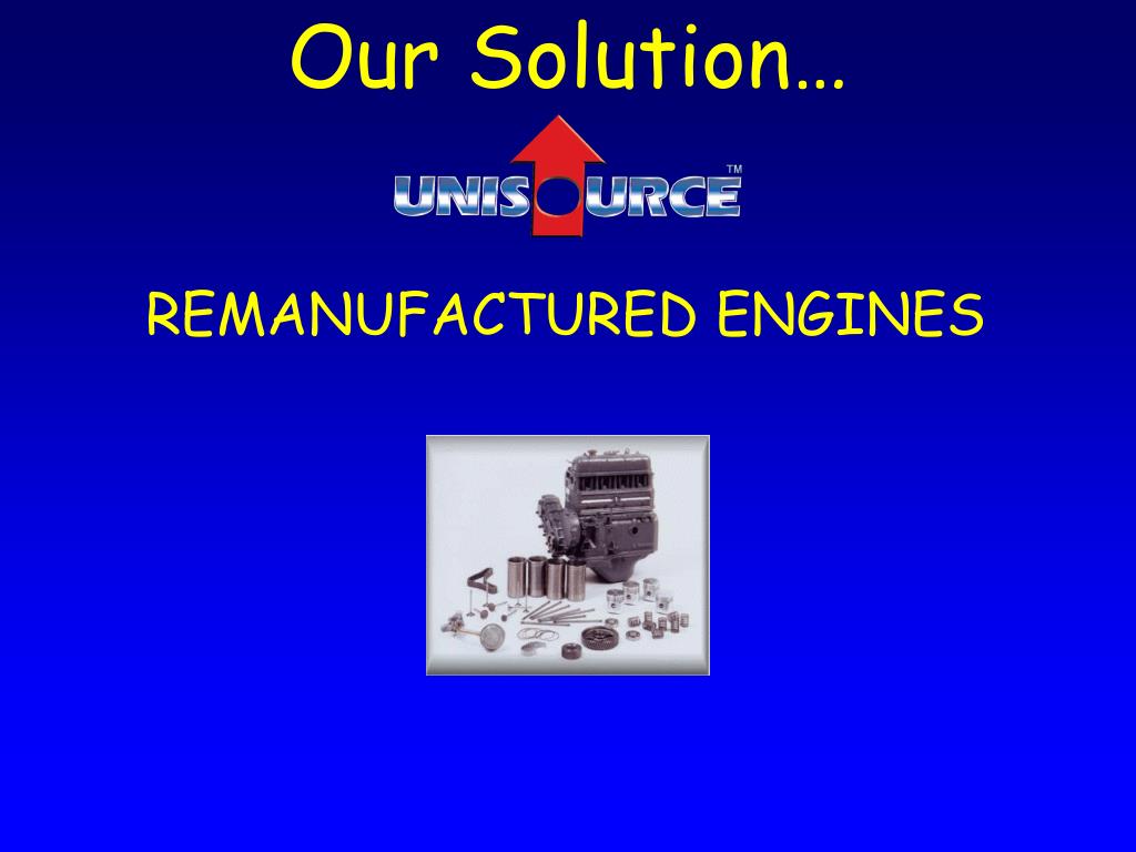 PPT Remanufactured Engines PowerPoint Presentation, free download