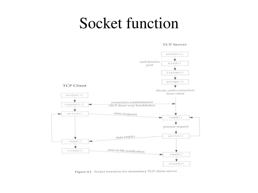 PPT Chapter4 Elementary TCP Socket PowerPoint Presentation, free