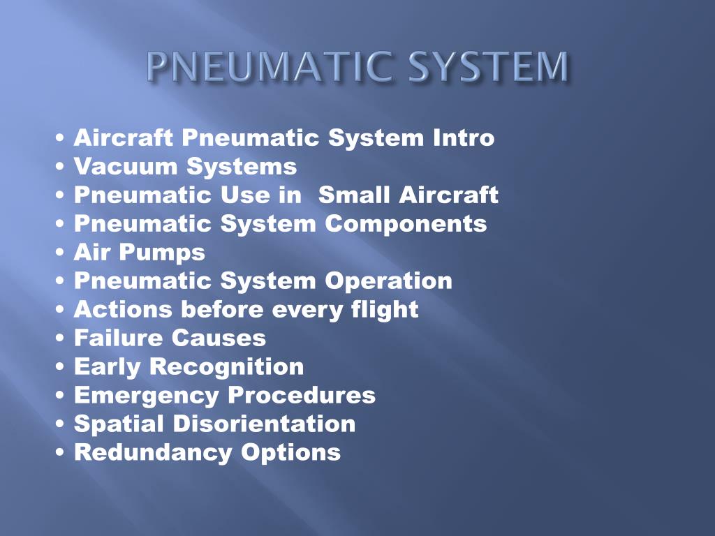 PPT PNEUMATIC SYSTEMS PowerPoint Presentation, free download ID7081865