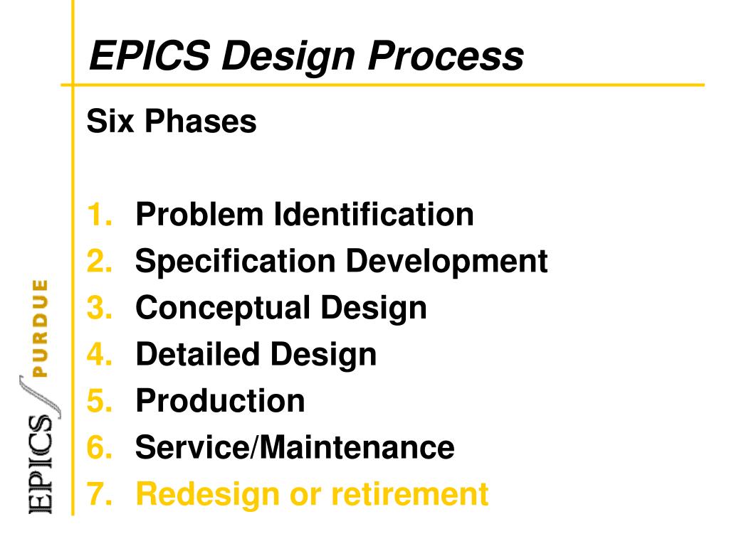 PPT EPICS Design Process PowerPoint Presentation, free download ID