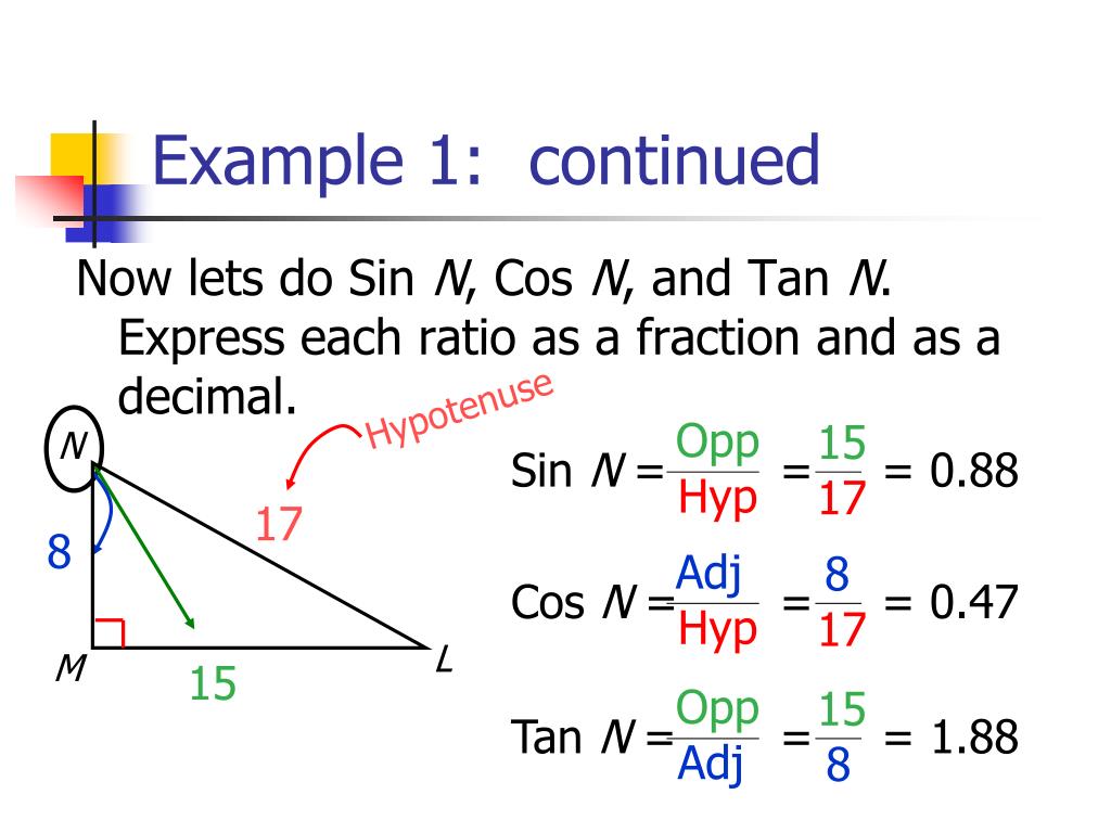 PPT 8.3 Trigonometry PowerPoint Presentation, free download ID7083604