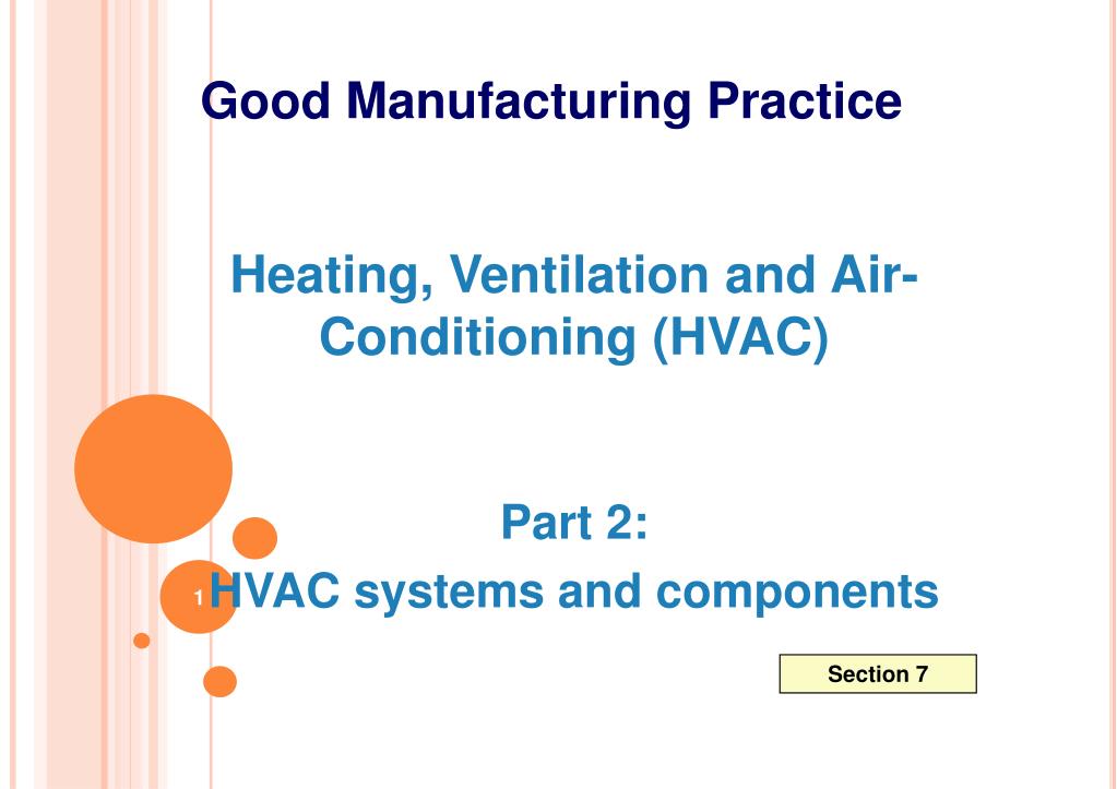 PPT Heating, Ventilation and Air Conditioning (HVAC) Part 2 HVAC