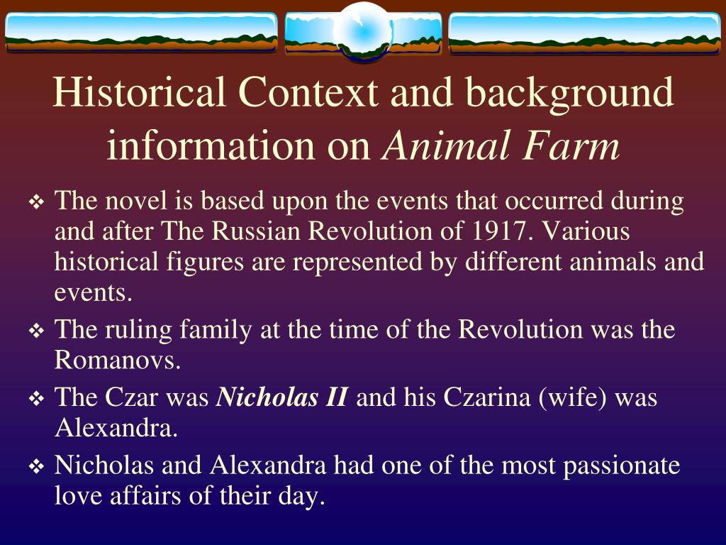 PPT Animal Farm by Orwell PowerPoint Presentation