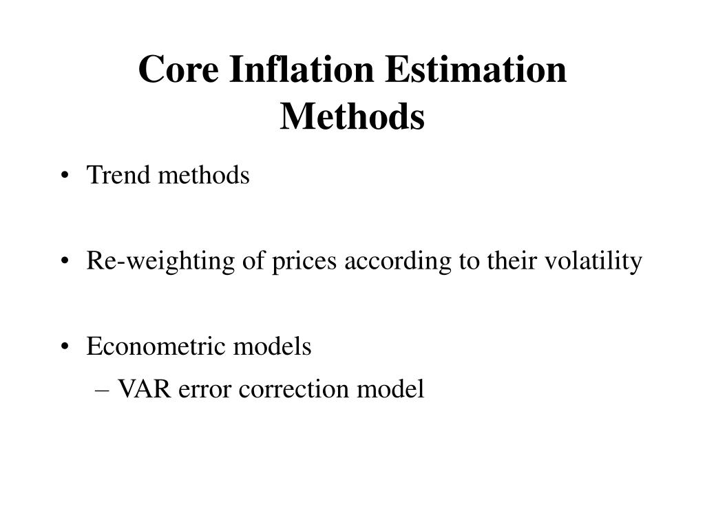 PPT CORE INFLATION IN PERU MEASUREMENT OPTIONS PowerPoint