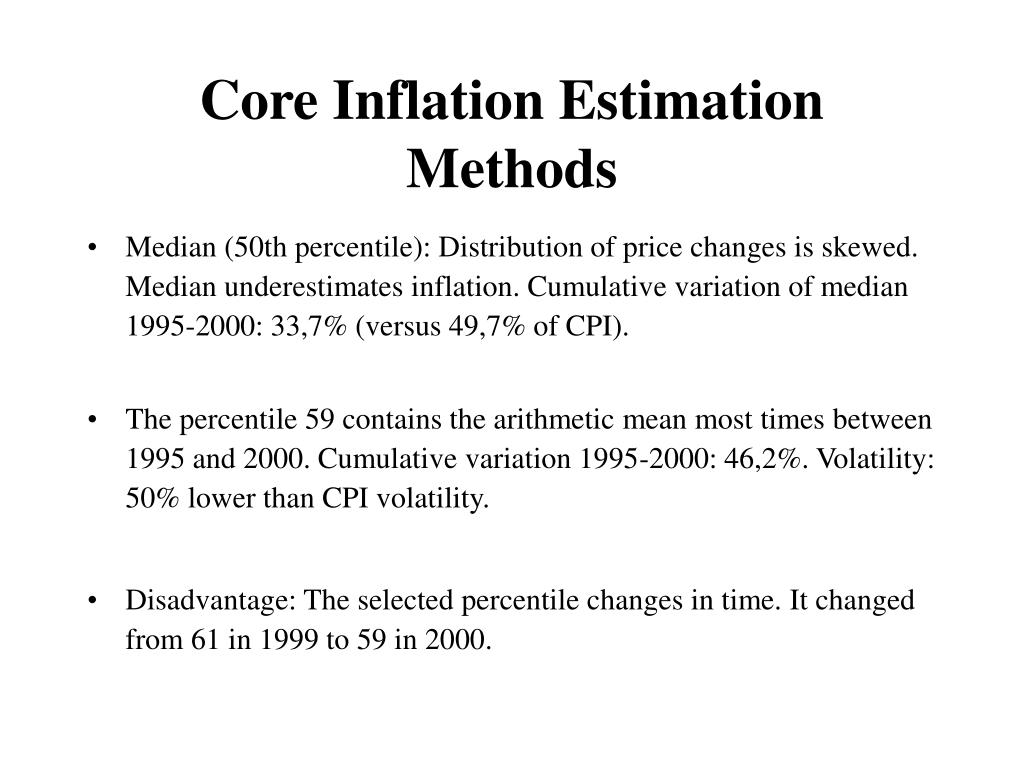 PPT CORE INFLATION IN PERU MEASUREMENT OPTIONS PowerPoint