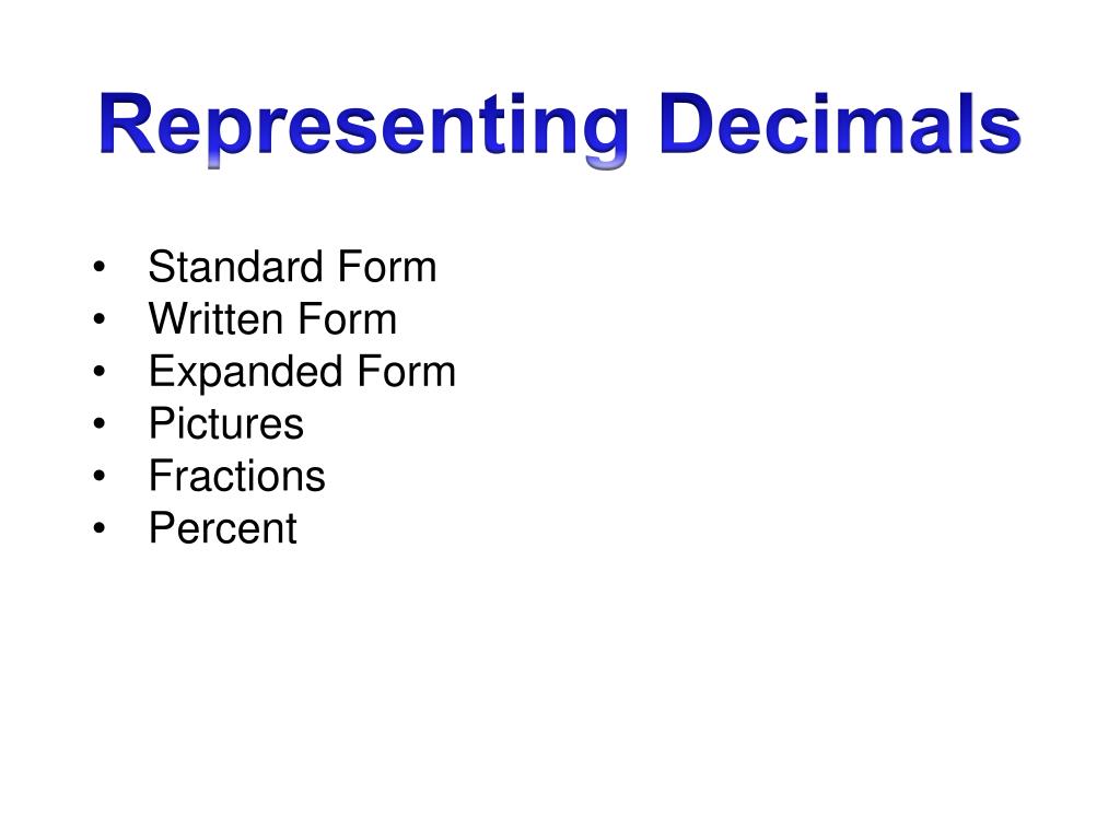 PPT - Decimals PowerPoint Presentation, free download - ID:7100336
