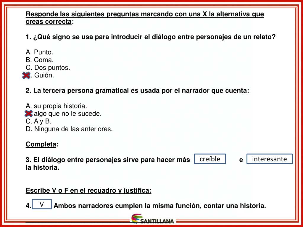 PPT . Diferenciación entre la narración en primera y tercera persona
