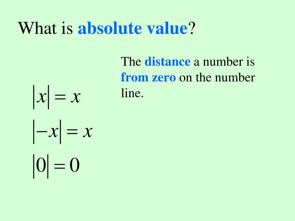 PPT Lesson 6.5 Solve Absolute Value Equations PowerPoint Presentation