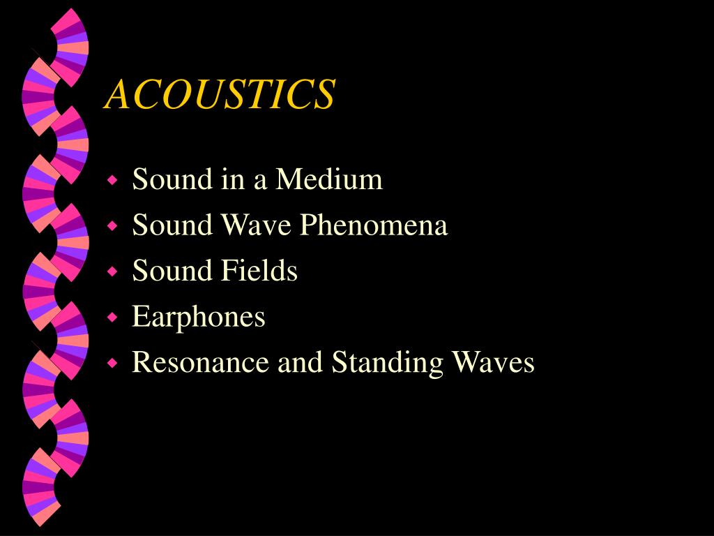 PPT ACOUSTICS PowerPoint Presentation, free download ID7106112