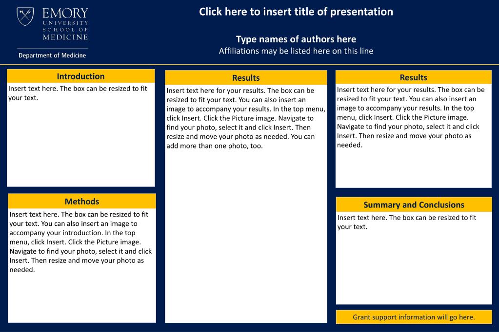 PPT Click here to insert title of presentation Type names of authors