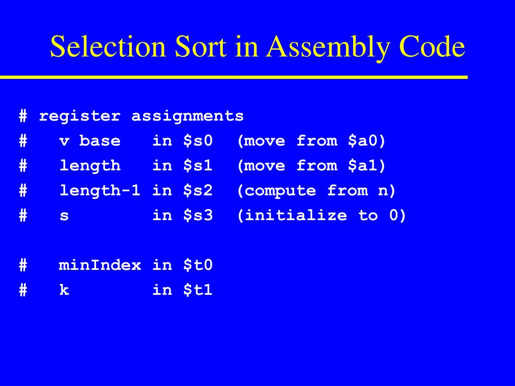 PPT Assembly Code Example PowerPoint Presentation, free download ID