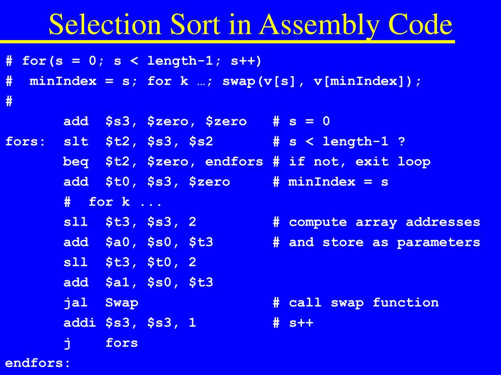 PPT Assembly Code Example PowerPoint Presentation, free download ID
