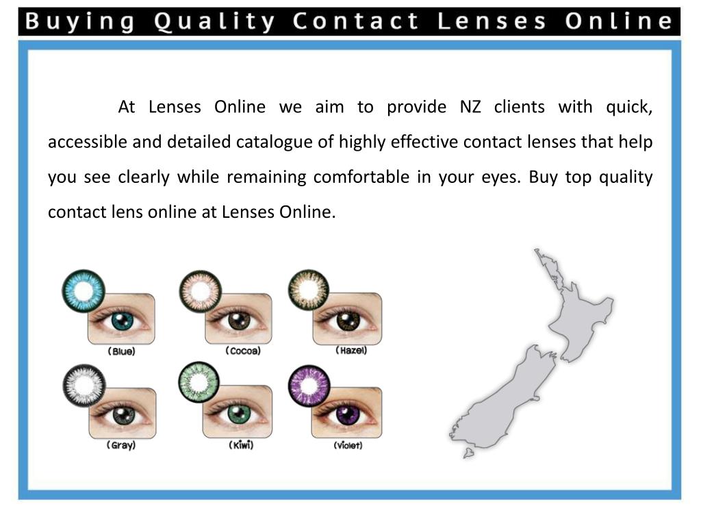 PPT Buy Top Notch Contact Lenses Online in NZ PowerPoint Presentation