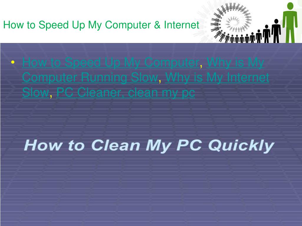 PPT How to Speed Up My Computer PowerPoint Presentation, free