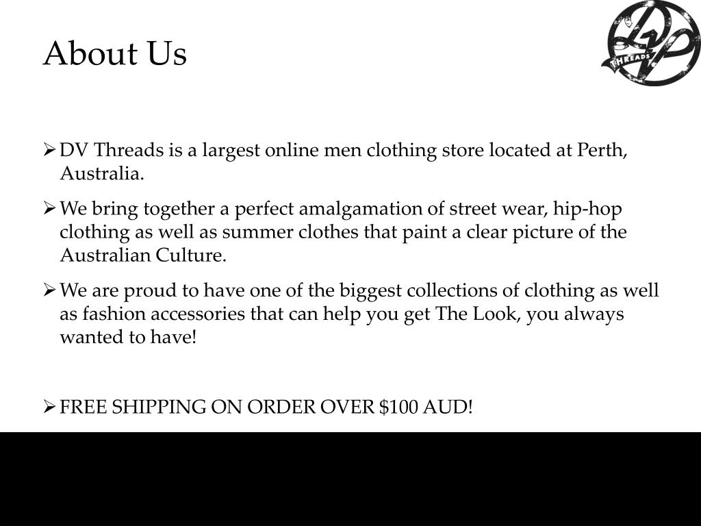 PPT Best Australian Online Men Fashion Clothing Store PowerPoint
