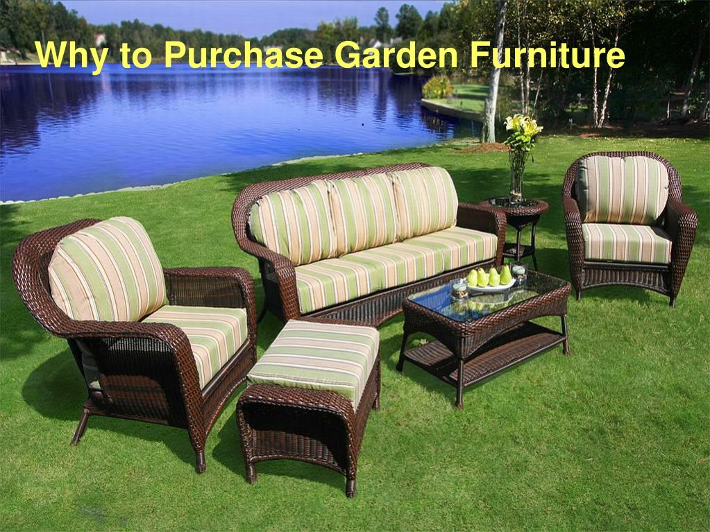 PPT Why to Purchase Garden Furniture PowerPoint Presentation, free download ID7108708