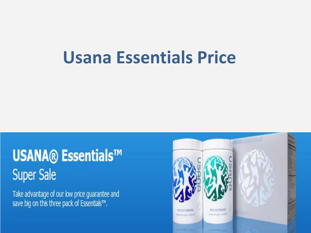 PPT Usana Essentials Price PowerPoint Presentation, free download