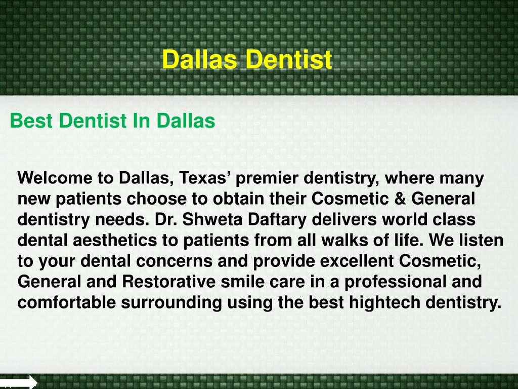 PPT Dallas Dentist PowerPoint Presentation, free download ID7108966