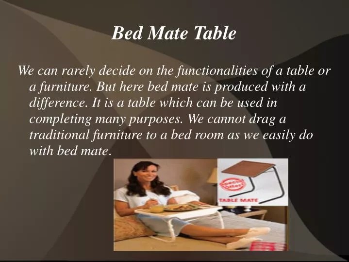 PPT Buy Bed Mate 2 PowerPoint Presentation, free download ID7109999