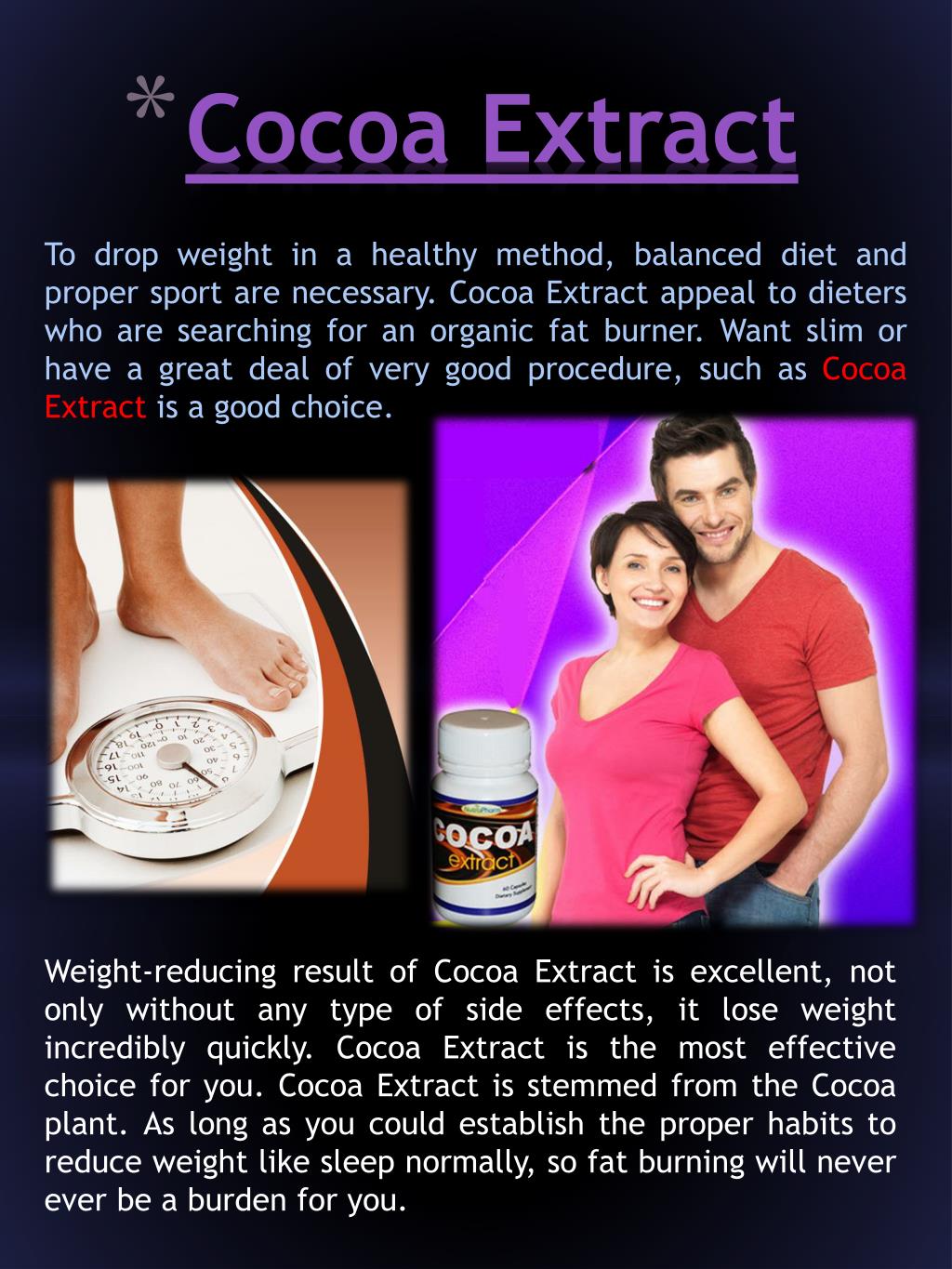 PPT Cocoa Extract PowerPoint Presentation, free download ID7110336