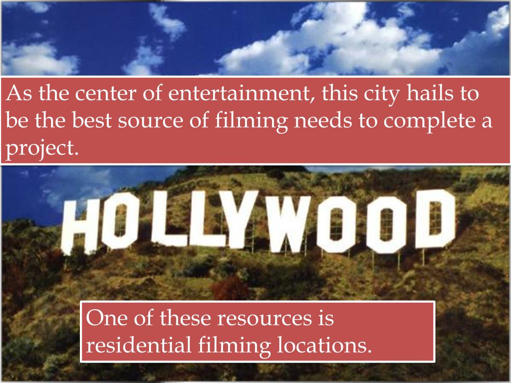 PPT Where to Rent House for Filming in Los Angeles? PowerPoint
