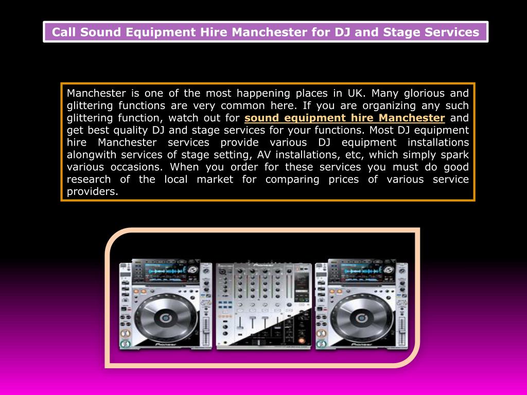 PPT Sound Equipment and Stage Hire Manchester PowerPoint Presentation