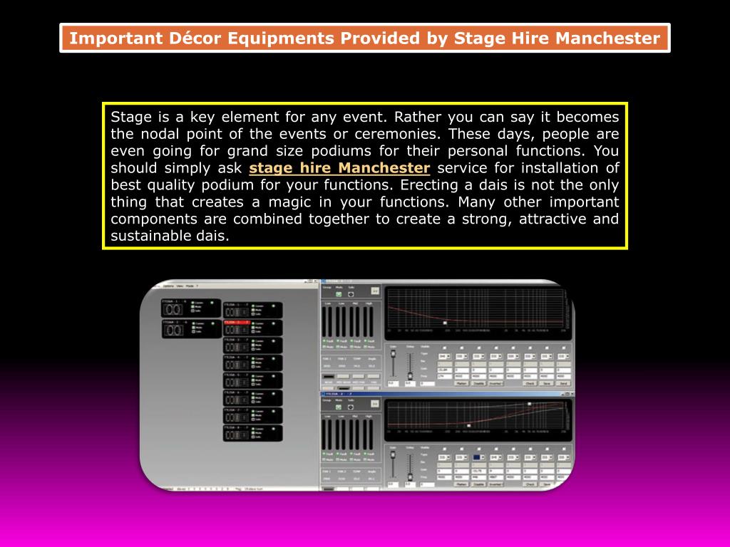 PPT Sound Equipment and Stage Hire Manchester PowerPoint Presentation