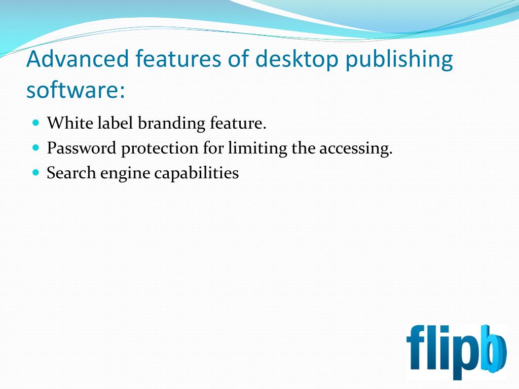 PPT Online Desktop Publishing Software for Manuals PowerPoint Presentation ID7112601