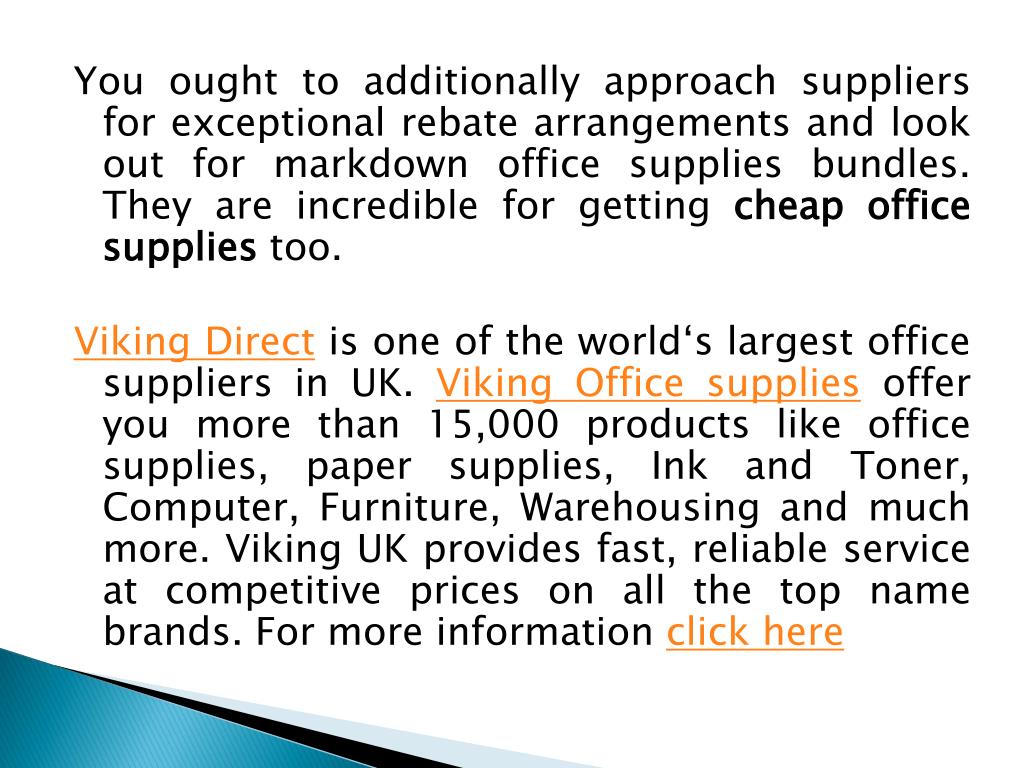PPT Finding cheap office supplies online PowerPoint Presentation