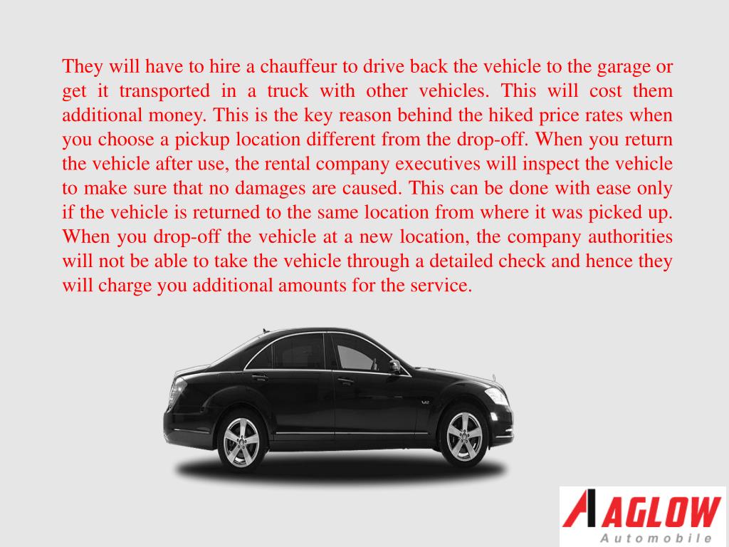 PPT Why do rental car prices increase when the pickup location i