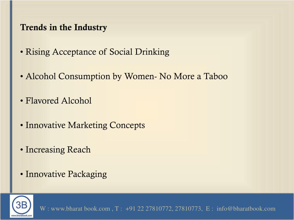 PPT Alcoholic Beverages Industry In India (201315) PowerPoint Presentation ID7114975