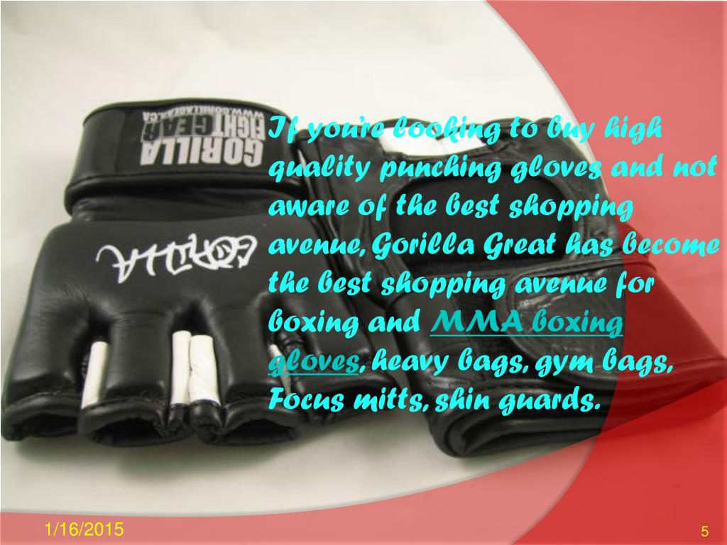 PPT customized boxing gloves online PowerPoint Presentation, free