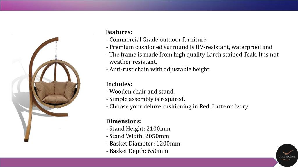 PPT 7 Superlative Outdoor Hanging Swing Chairs Australia PowerPoint