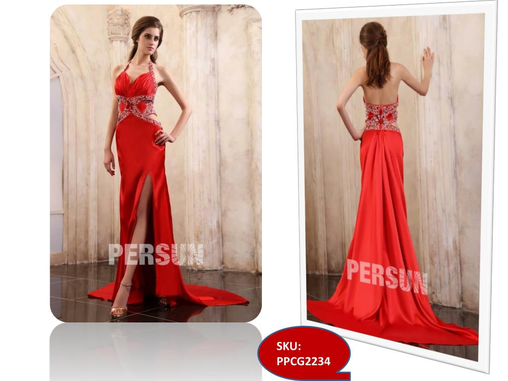 PPT Affordable red prom dresses UK online buy PowerPoint Presentation ID7116704