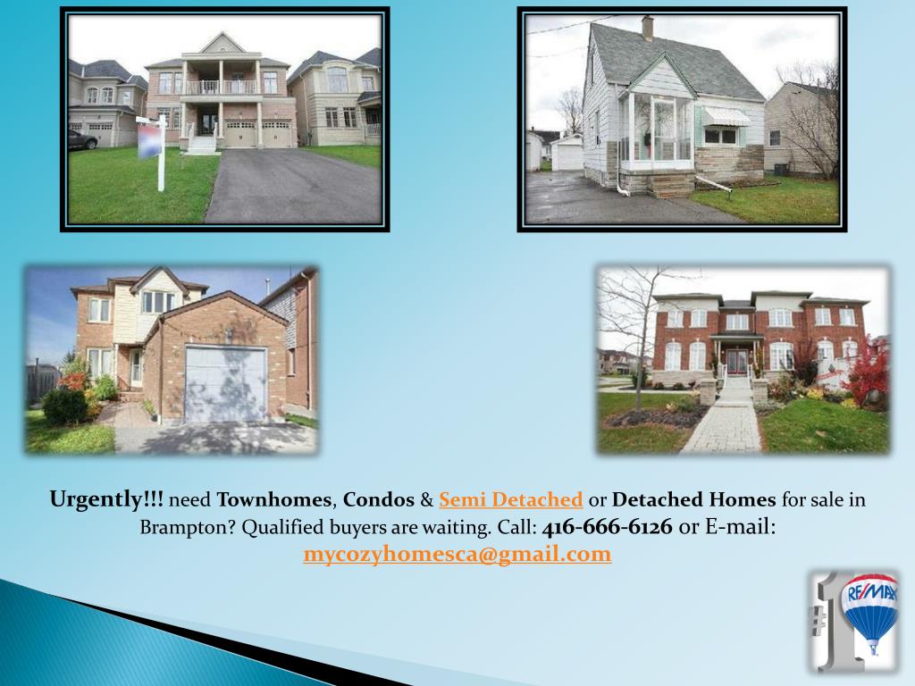 PPT Semi Detached Homes in Brampton PowerPoint Presentation, free