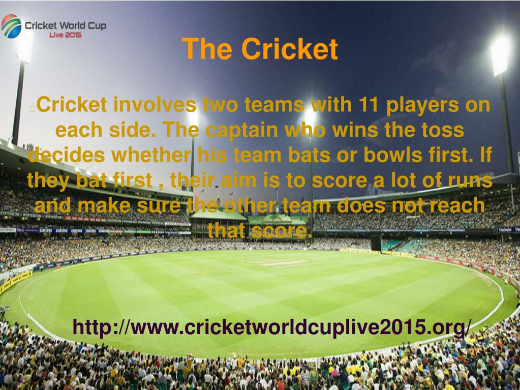 PPT The Short Story Of Cricket PowerPoint Presentation, free download