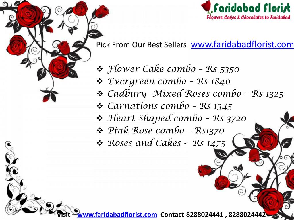 PPT Send Online Flowers To Faridabad PowerPoint Presentation, free