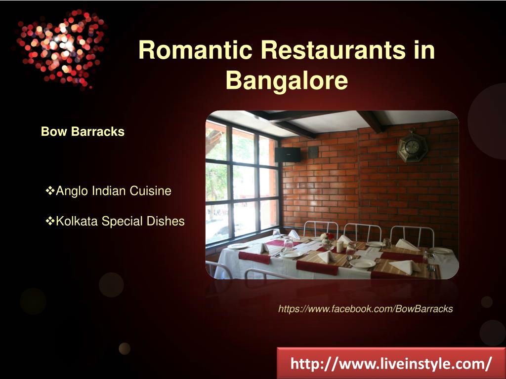 PPT Romantic Restaurants in Bangalore PowerPoint Presentation, free