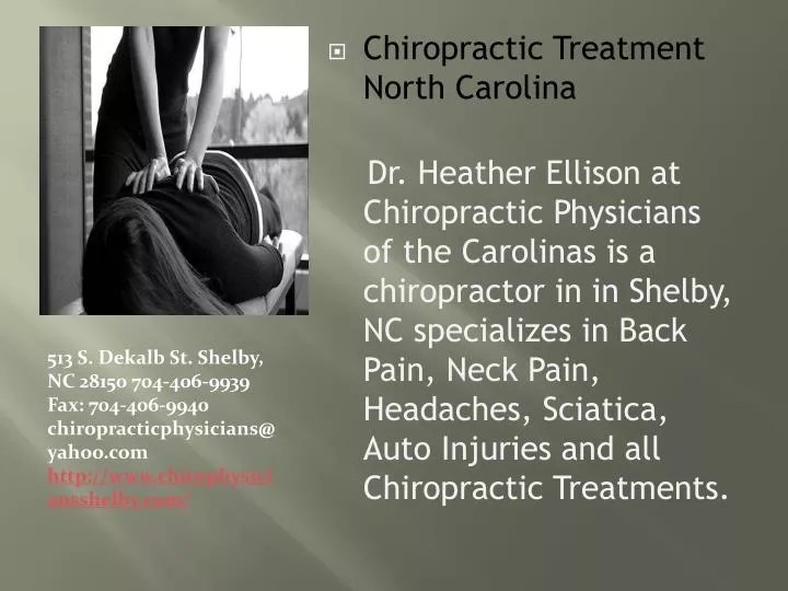 PPT Sciatica Chiropractic Treatment in North Carolina PowerPoint