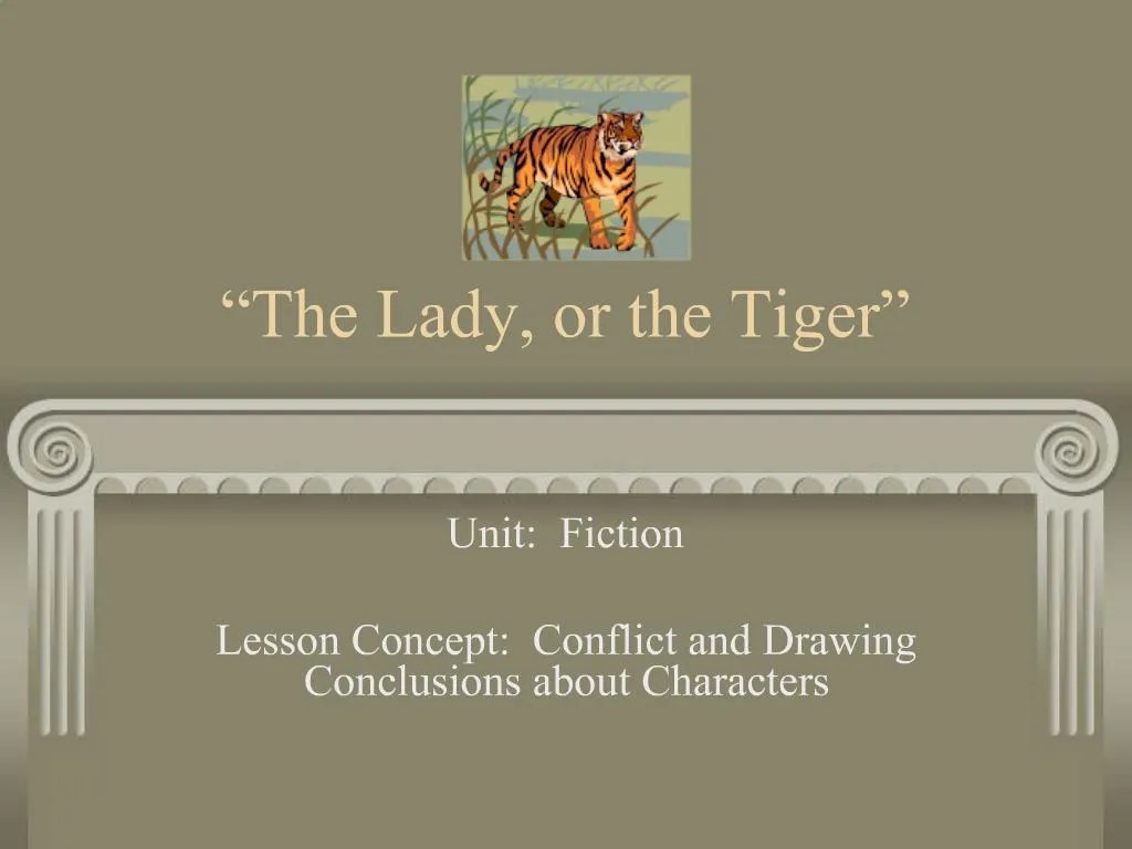 ⚡ What is the conflict of the lady or the tiger. Conflict in the Story