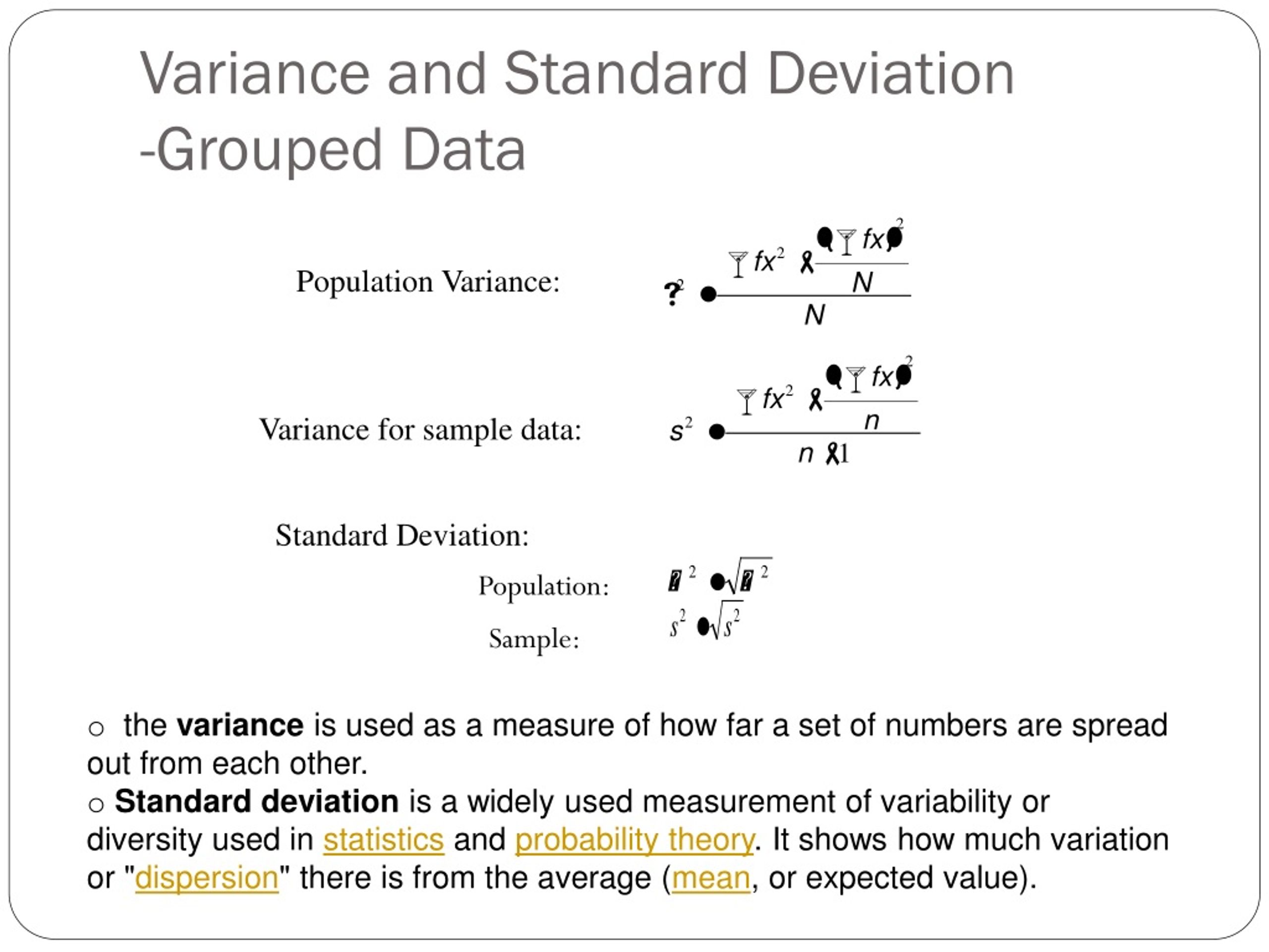 PPT Grouped Data Calculation PowerPoint Presentation, free download ID1067439
