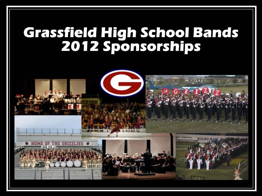PPT Grassfield High School Bands 2012 Sponsorships PowerPoint