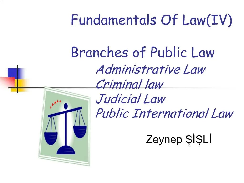 PPT Fundamentals Of LawIV Branches of Public Law Administrative Law