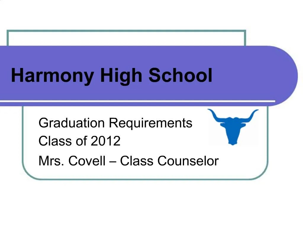PPT Harmony High School PowerPoint Presentation, free download ID