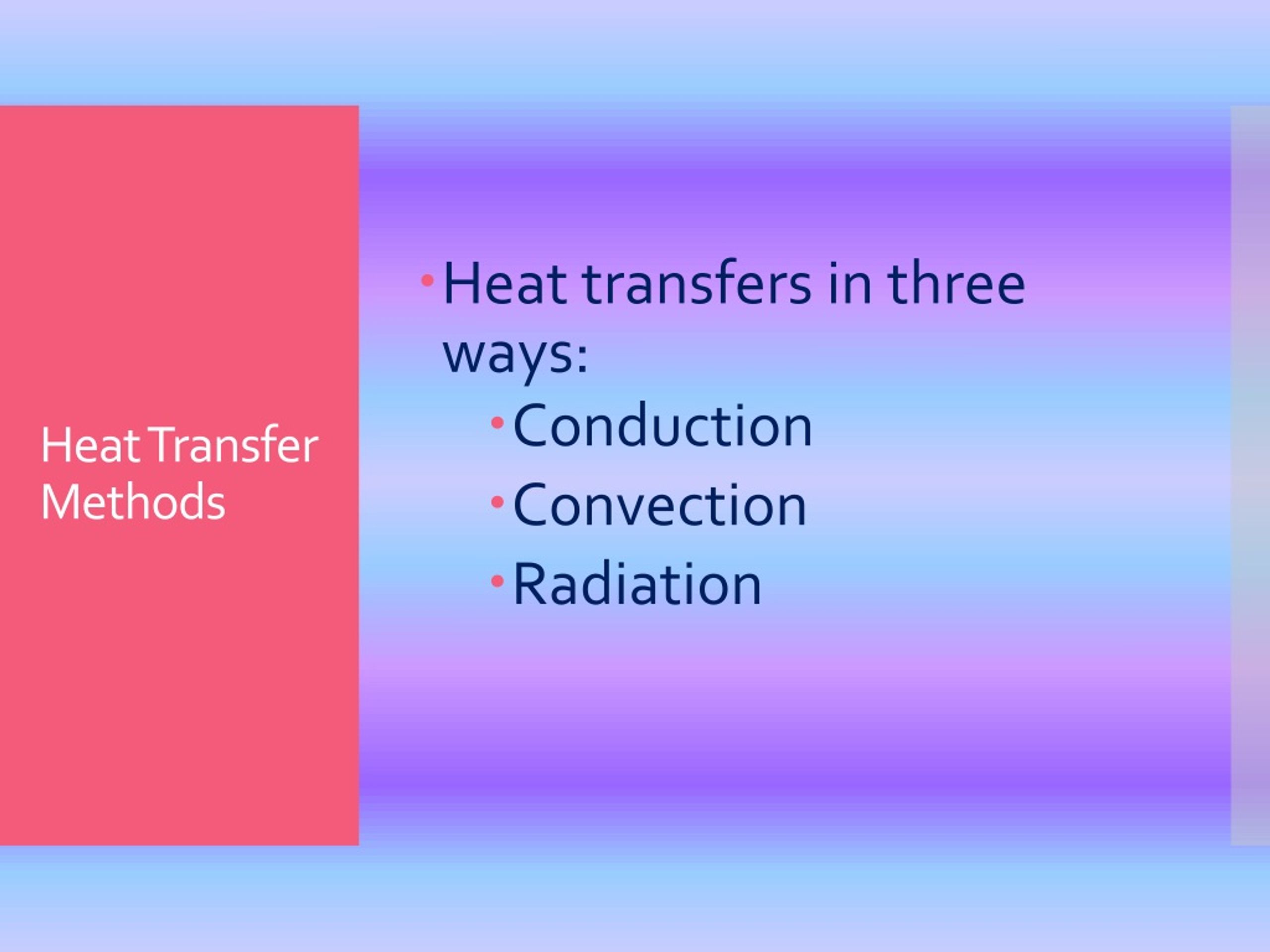 PPT Understanding Heat Transfer, Conduction, Convection and Radiation