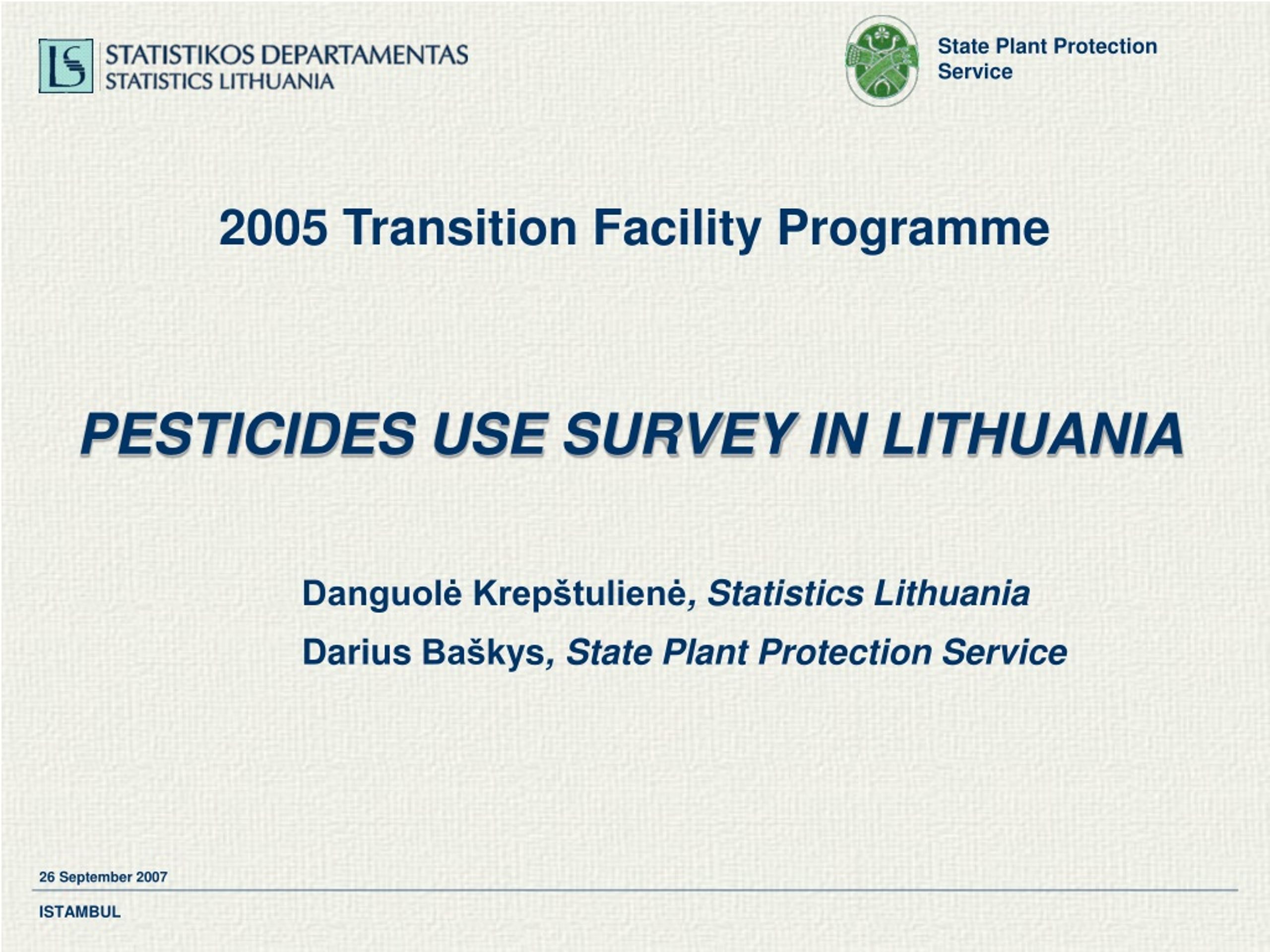 PPT 2005 Transition Facility Programme PowerPoint Presentation, free